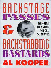 Cover of Backstage Passes and Backstabbing Bastards by Al Kooper