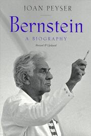 Cover of Bernstein by Joan Peyser