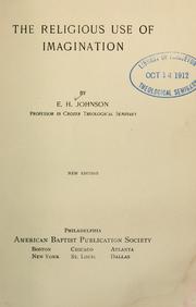 Front cover of The religious use of imagination by E. H. Johnson