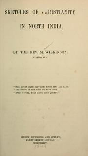 Front cover of Sketches of Christianity in north India by M. Wilkinson