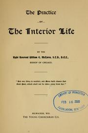 Front cover of The practice of the interior life by William Edward McLaren