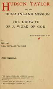 Cover of Hudson Taylor and the China Inland Mission by Frederick Howard Taylor