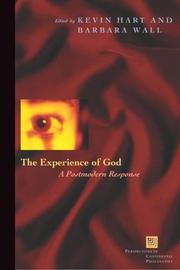 Front cover of The Experience of God by Kevin Hart