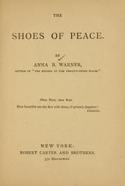Front cover of The shoes of peace by Anna Bartlett Warner