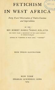 Front cover of Fetichism in West Africa by Nassau, Robert Hamill