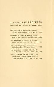 Cover of Development of religion and thought in ancient Egypt by James Henry Breasted
