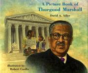 Front cover of A picture book of Thurgood Marshall by David A. Adler