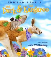 Cover of Duck and kangaroo by Edward Lear