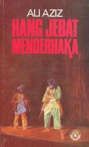 Front cover of Hang Jebat menderhaka by Ali Aziz.