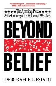Cover of Beyond belief by Deborah E. Lipstadt