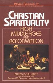 Cover of Christian spirituality by Jill Raitt