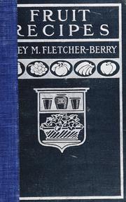 Front cover of Fruit recipes by Berry, Riley Maria Fletcher Mrs.