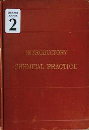 Front cover of Manual of introductory chemical practice .. by George Chapman Caldwell