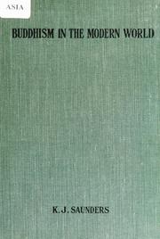 Front cover of Buddhism in the modern world by Kenneth J. Saunders