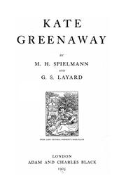 Cover of Kate Greenaway by Marion Spielmann
