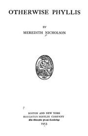 Cover of Otherwise Phyllis by Meredith Nicholson
