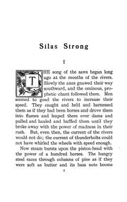 Front cover of Silas Strong, emperor of the woods by Irving Bacheller