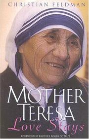 Front cover of Mother Teresa by Christian Feldman