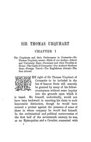 Front cover of Sir Thomas Urquhart of Cromartie, knight by Willcock, John