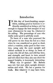 Cover of Making good in business by Babson, Roger Ward