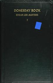 Cover of Domesday book by Edgar Lee Masters
