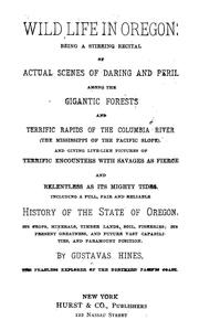 Front cover of Wild life in Oregon by Gustavus Hines