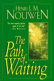 Front cover of The path of waiting by Henri J. M. Nouwen