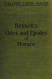Cover of Horace, Odes and epodes by Horace