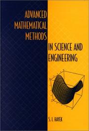 Cover of Advanced Mathematical Methods in Science and Engineering by Sabih I. Hayek