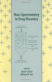 Front cover of Mass spectrometry in drug discovery by David T. Rossi