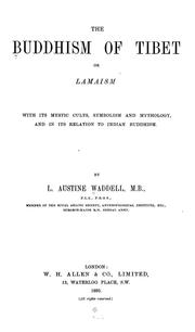 Cover of The Buddhism of Tibet by L. A. Waddell