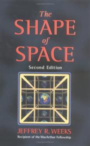 Front cover of The shape of space by Jeffrey R. Weeks