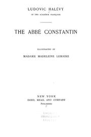 Cover of The Abbe Constantin by Ludovic Halévy