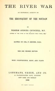 Front cover of The river war by Winston S. Churchill