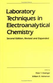 Front cover of Laboratory techniques in electroanalytical chemistry by William R. Heineman