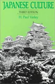 Front cover of Japanese culture by H. Paul Varley