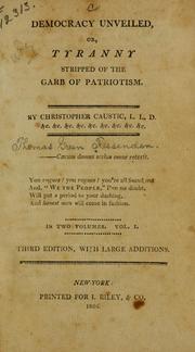 Front cover of Democracy unveiled by Thomas Green Fessenden