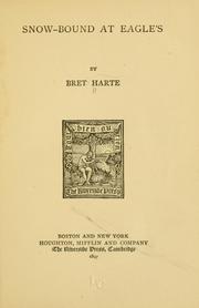 Cover of Snow-Bound at Eagle's by Bret Harte