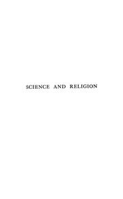 Front cover of Science et religion dans la philosophie contemporaine. by Emile Boutroux