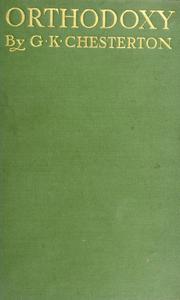 Cover of Orthodoxy by Gilbert Keith Chesterton