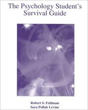Front cover of The psychology student's survival guide by Robert S. Feldman
