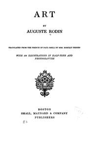 Cover of Art by Auguste Rodin