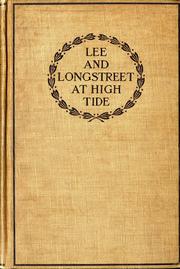 Front cover of Lee and Longstreet at high tide by Helen Dortch Longstreet