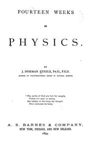 Cover of Fourteen weeks in physics by Joel Dorman Steele
