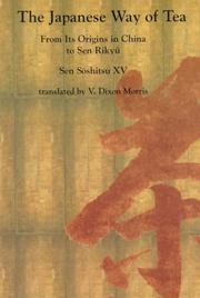 Front cover of The Japanese way of tea by Sen, Sōshitsu