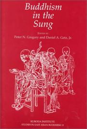 Cover of Buddhism in the Sung by Peter N. Gregory