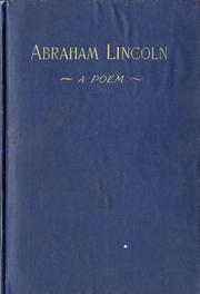 Front cover of Abraham Lincoln by Allen, Lyman Whitney