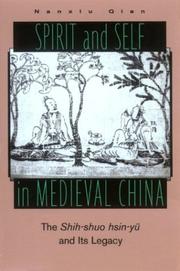 Front cover of Spirit and Self in Medieval China by Nanxiu Qian