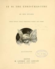 Cover of It is the Christmas-time by Dinah Maria Mulock Craik