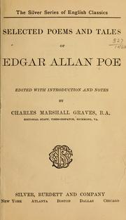 Front cover of Selected Poems and Tales of Edgar Allan Poe [5 stories, 30 poems] by Edgar Allan Poe